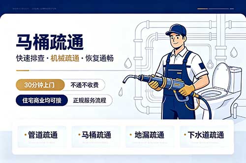 洮南马桶疏通